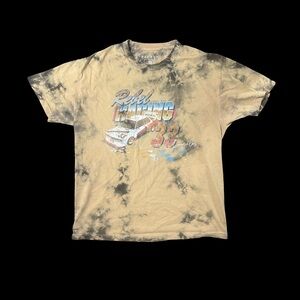 REBEL RACING LOS ANGELES TIE DYE GRAPHIC T-SHIRT size medium